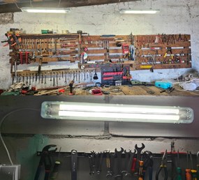 Hermetické LED svietidlo 120 cm + 2x neutrálne žiarivky