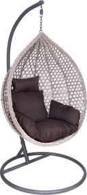 Závesné kreslo RELAX sivé / tmavosivé FAT4811