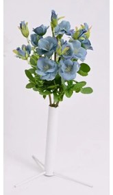 kytica z mini planých ruží, 29 cm, modrá