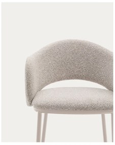 Barová stolička slonovinová (výška sedadla 65 cm) Maina – Kave Home