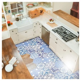 Sada 10 vodoodolných samolepiek na podlahu Ambiance Ursulina, 20 × 18 cm