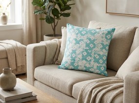 Obliečka na vankúš TRIBAL 45x45 cm, modrý