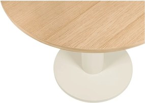 Okrúhly jedálenský stôl s doskou v dubovom dekore ø 65 cm Sool – noo.ma