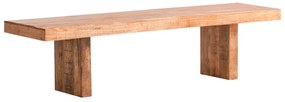 furniture-nabytek.cz - Masívna lavica Country z mangového dreva, lakovaná, hnedá – 170×45 cm