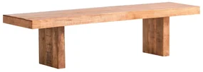furniture-nabytek.cz - Masívna lavica Country z mangového dreva, lakovaná, hnedá – 170×45 cm
