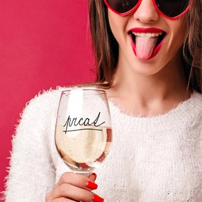 Ahome Číry pohár na víno Prcat