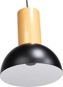 Toolight Toolight, závesné svietidlo 1xE14 APP1083-1CP, čierna-hnedá, OSW-08893