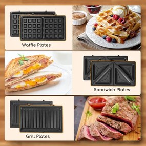 Aigostar - Hriankovač 800W/230V čierna