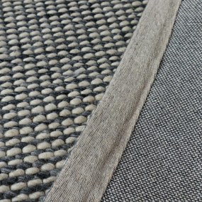 Asra, Kusový ručne tkaný koberec Woolen 2 Grey, 150x240, šedá, obývacia izba