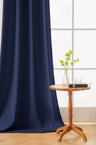 Záves OXFORD LIGHT 140x250 cm, tmavomodrý Zavesenie: Riasiaca páska
