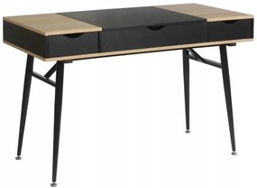 Písací stôl Limba sonoma/čierny