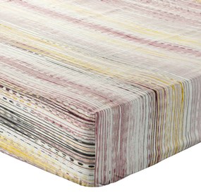 MAKOSATÉNOVÉ PRESTIERADLO S GUMOU PRINT 160X200X30 CM VZOROVANÁ