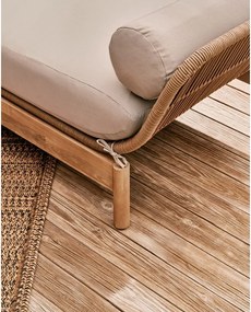 Záhradná pohovka z masívu akácie v prírodnej farbe Catalina – Kave Home