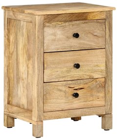 Nočný stolík 45x35x60 cm masívne mangovníkové drevo 351677