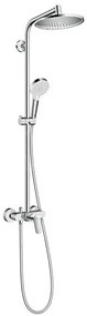 Hansgrohe Crometta S, Showerpipe 240 1jet s pákovou batériou, chróm, HAN-27269000
