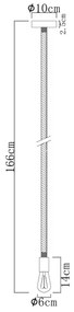 Globo 69029H - Luster na lanku ULLEU 1xE27/60W/230V