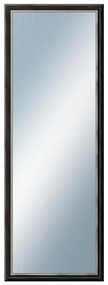 DANTIK - Zrkadlo v rámu, rozmer s rámom 50x140 cm z lišty Anversa čierna AG (3150)