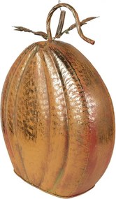 Oranžová kovová dekorácia tekvice Pumpkin - 34*15*42 cm