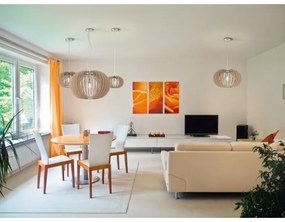 Eglo 95042 - Závesný luster na lanku STELLATO 1xE27/60W/230V priemer 70 cm béžový