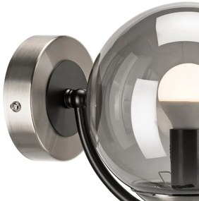 Nástenné svietidlo GEORGIA 1xE14/5W/230V matný chróm/dymová