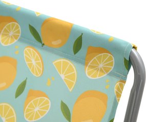 Skladacie plážové ležadlo SAND LEMON, farebné