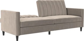 Svetlosivá zamatová pohovka 207 cm Celine – Støraa