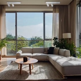 LED Bodové svietidlo MAGNET LED/5W/230V + 2xGU10/60W 3000/4000K biela