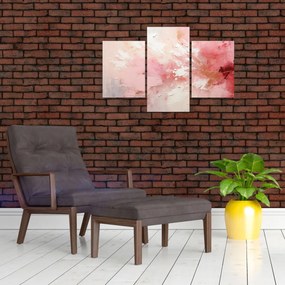 Obraz - Ružový abstrakt (90x60 cm)