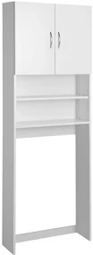 Aqualine Aqualine, SIMPLEX ECO skrinka za práčku 63x25x190cm, biela, SIME715