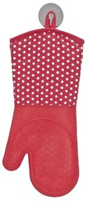 Sada 2 červených silikónových chňapiek Wenko Oven Red