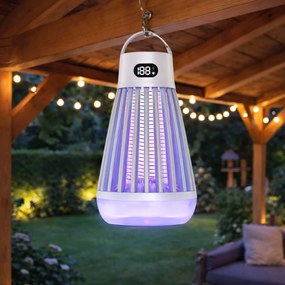 Lean Elektrická lampa na komáre s UV svetlom - biela