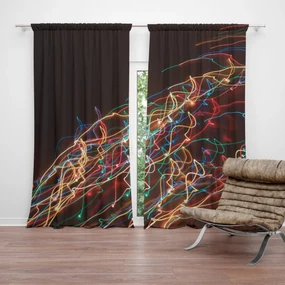 Sablio Záves Svetelný efekt: 2 ks 140x250 cm