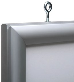 Svetelný LED klaprám A0, obojstranný, hliník