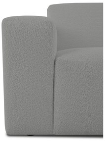 Sivá rohová pohovka z textílie buklé (pravý roh) Roxy – Scandic