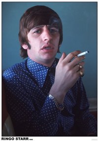 Plagát, Obraz - The Beatles - Ringo Starr, (59.4 x 84.1 cm)