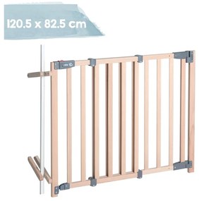 Zábrana do dverí z bukového dreva v prírodnej farbe – Roba