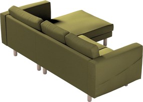 Poťah na sedačku Norsborg s ležadlom - 3 os. farba produktu zelená látka zapletaná
