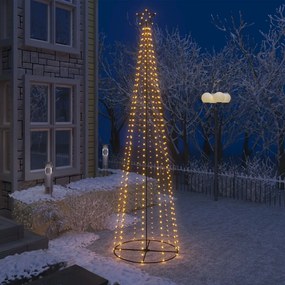 Vianočný stromček, kužeľ, 400 LED, teplé biele svetlo 100x360cm 51290