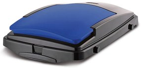 Modro-čierny poklop na odpadkový kôš - Addis