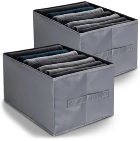 Sada dvoch organizérov LIAM grafitová (2 ks)