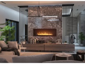 InFire - Vstavaný BIO krb 150x50 cm 4,2kW čierna