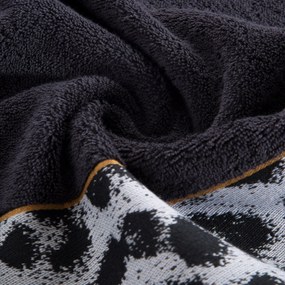 BAVLNENÝ UTERÁK EVA MINGE22 70X140 CM ČIERNA