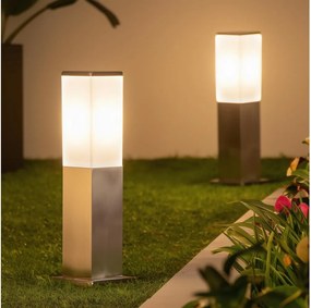 Brilagi - Vonkajšie svietidlo NOVA 1xE27/15W/230V 40 cm IP44 matný chróm