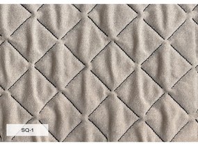 Béžová čalúnená dvojlôžková posteľ s roštom 160x200 cm Sleepy Luna – Miuform