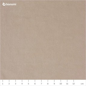 Béžová zamatová rozkladacia pohovka Miuform Tender Eddie