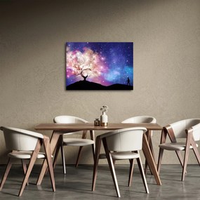 Obraz - Vesmírny strom (70x50 cm)