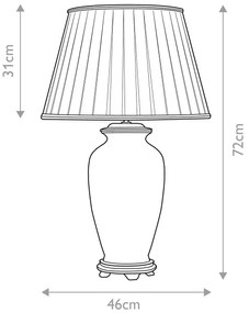 Elstead DL-PING-TL - Stolná lampa PING 1xE27/60W/230V