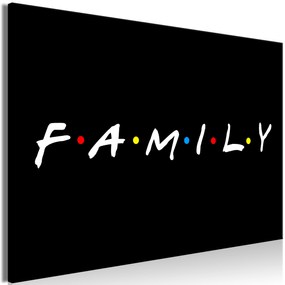 Artgeist Obraz - Family (1 Part) Wide Veľkosť: 120x80, Verzia: Na talianskom plátne