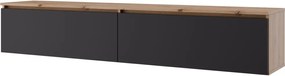 Závesná TV skrinka Asko Living, 180 cm, dub artisan/antracit