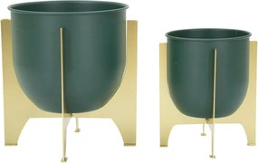Sada 2 ks obalů na květináč Grent zelená